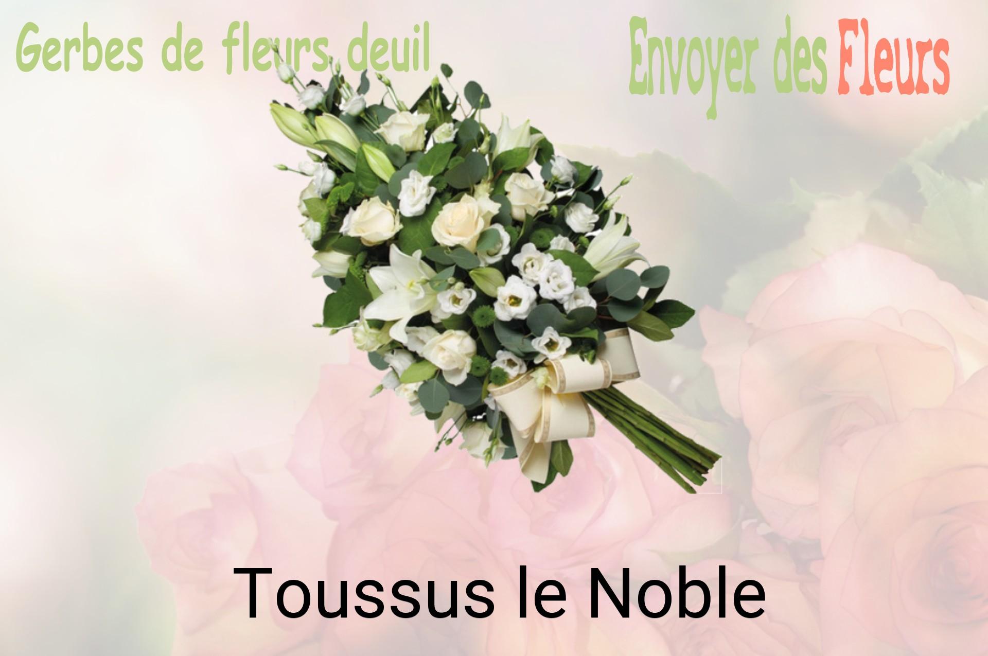 Gerbe de fleurs de deuil livrée à Toussus-le-Noble